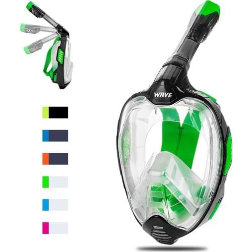 Underwater Full Face Anti Fog Diving Mask Glasses Myopia Lenses Snorkeling Breathing Tube Swimming Training Safe Diving Goggles