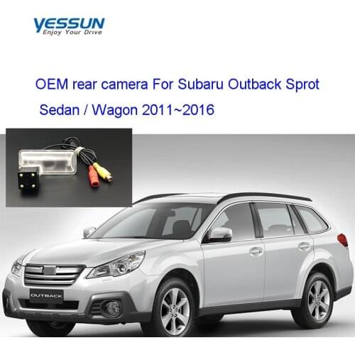 Yessun License Plate Rear View Camera For subaru outback 2013 For Subaru Outback Sprot Sedan Wagon 2011~2016