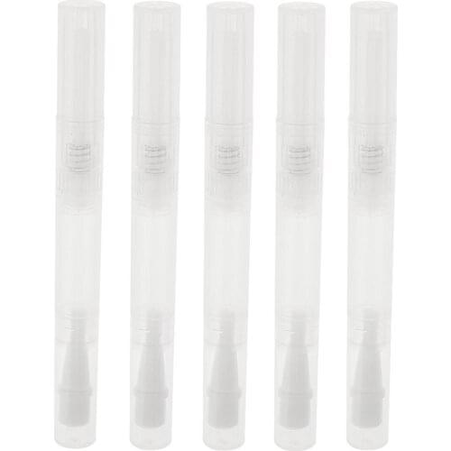 New 5Pcs Empty Twist Pen Cosmetic Container Lip Gloss Eyelash Growth Liquid Tube 3ml