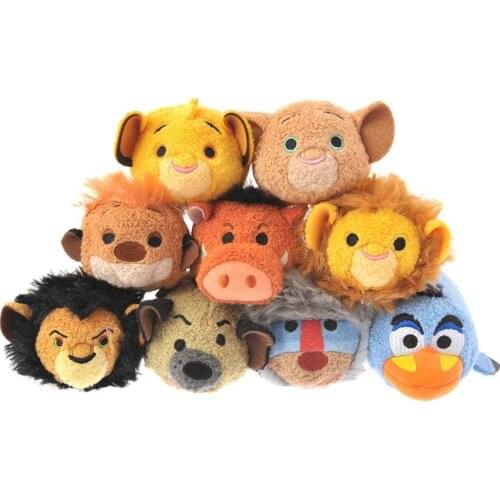 New Lion Timon Pumbaa Hyena Zazu Rafiki Mini Plush Smartphone Cleaner Kids Stuffed Animals Toys For Children