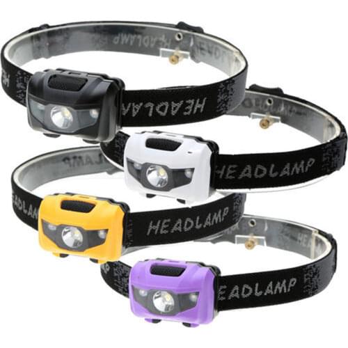 New Plastic Adjustable Head Lamp 3w Rechargeable Led Running Headlamp