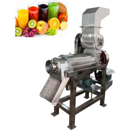 Industrial 1.5T/H Screw crushed juice making machine for fruit and vegetables fruit juice extractor