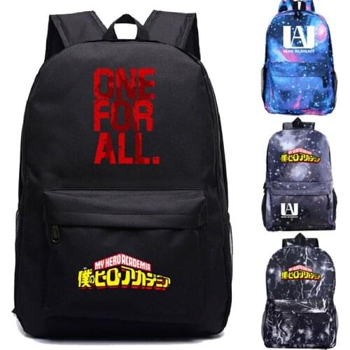 My Hero Academia Backpacks Student Schoolbag Girls Boys Bookbag Teens Daily knapsack Travel Rucksack Women Men Laptop backpack