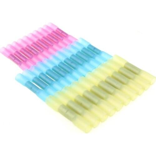 High Quality BHT1.25 BHT2 BHT5 Insulated Heat Shrink Butt Wire Electrical Crimp Terminal Connector