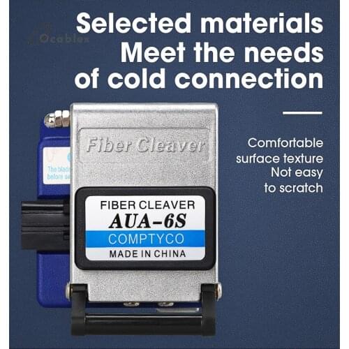 High Precision Fiber cleaver AUA-6S Cable Cutting Knife FTTT Fiber Optic Knife Tools cutter Cleavers 16 surface blade