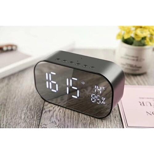 YAyusi S2 Bluetooth Audio Alarm Clock Wireless Card Mobile Phone Subwoofer Radio Computer Speaker
