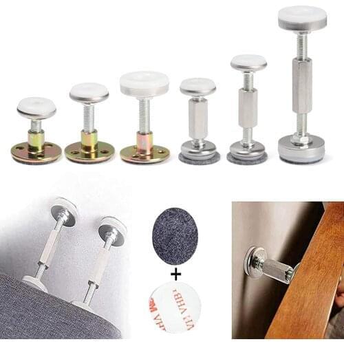 1PC Adjustable Thread Bed Frame Self Adhesive Furniture Anti Shake Telescopic Support Stabilizer Headboard Stopper Dowel Tools
