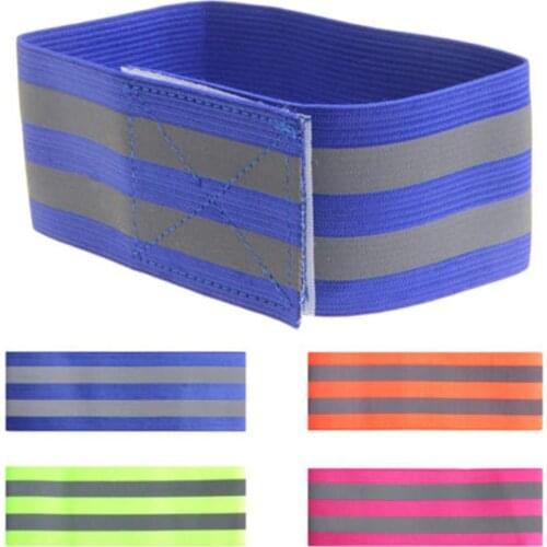 1 Pc Reflective Arm Ankle Band Belt Strap For Outdoor Sports Night Running Cycling Arm Belt Riding Joggings Safety Bike Safety