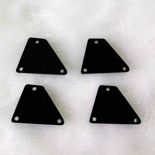 15pcs 15*20mm Black Acryl Rhinestones sew on rhinestones with holes flat back Acrylic Sew-on Stone for costume trim -Z471