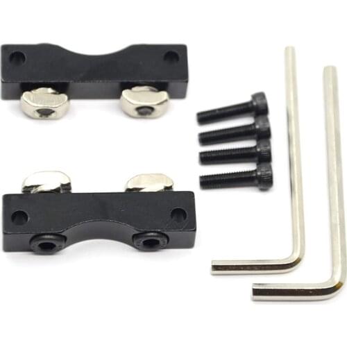 2 Pieces of Special Motor Bracket for 3D Printer Aluminum Alloy Z-Axis Stepped Fixed Aluminum Block