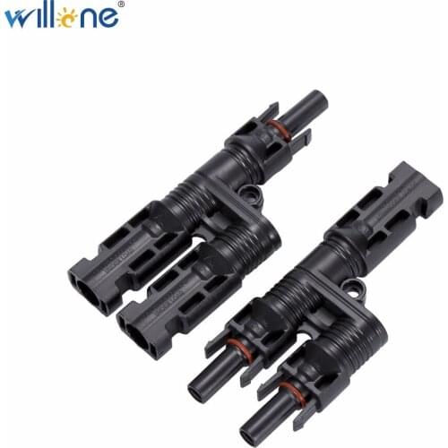 Willone 20 pair Free shipping T branch connector ,solar connector