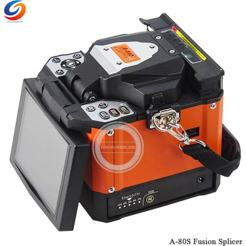 2020 hotsale Good quality A-80S Orange Automatic Fiber Optic Fusion Splicer Fiber Optic welding Machine Splicing machine