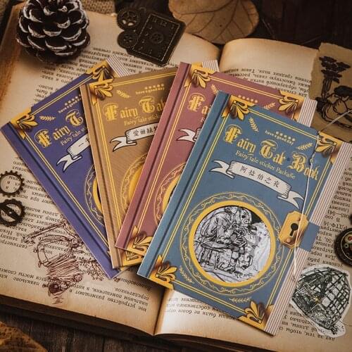 30 pcs/pack Fairy tale series Vintage Paper Stickers Diy Scrapbooking Supplies Travel Stationery Stickers