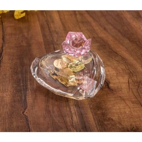 1PC New Drill Acrylic Music Box Large Heart-shaped Gifts Holiday Craft Ornaments Music Box KN 009