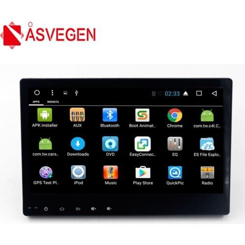 Asvegen 10.2'' Android 7.1 2GB+32GB Quad Core Car Navigation Bluetooth Multimedia System Audio Player For Toyota Hilux 2017
