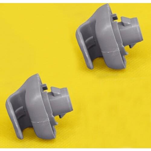 2Pcs/Set Car Grey Interior Sun Visor Clip Holder Bracket Fit For Nissan Qashqai J10 Juke 350Z Infiniti FX45 FX35 G35 96409BC402