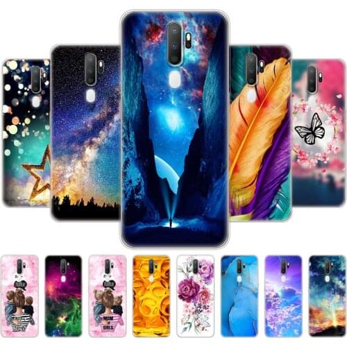 Case For Oppo A9 A5 2020 Case Soft TPU Phone Shell Back For OPPOA9 OPPOA5 A 9 Coque A 5 Cover Silicon Funda 6.5" Starry sky