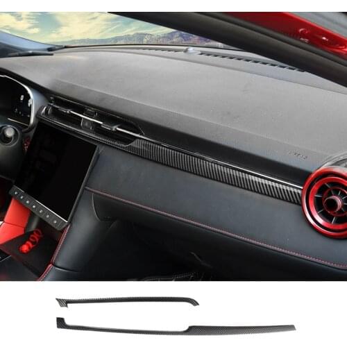 2pcs for MG6 2020-2021 Central control Trim strip Decorative