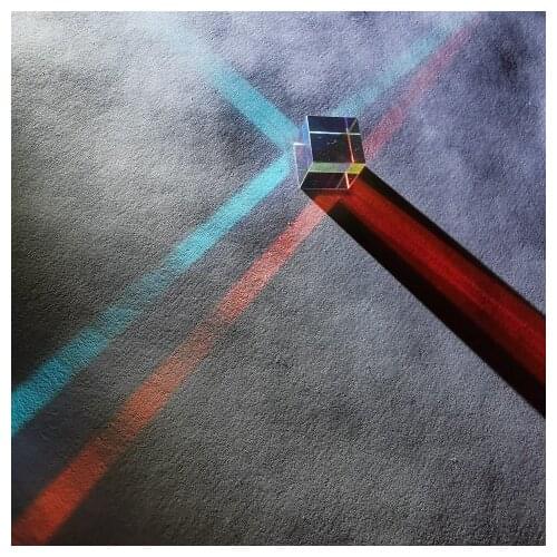 Photographic Dichroic Color Laser Cube Glass Prism 25x25x25mm Beam Combiner Optical Light Cube Photography Accessories