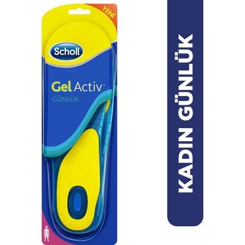 SCHOLL GEL INSOLE. WOMEN CASUAL INSOLE. GEL ACTIV. HEEL DİKENİNE KARŞI