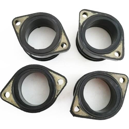 Carburetor Interface Intake Manifold Adapter Joint Boots Set For Kawasaki 16065-1307 GPZ 1100 E ZXT10E ZRT10C ZRX 1200 C ZRT20AC