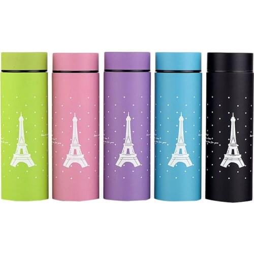 Insulated Stainless Steel Thermal Water Bottle Thermos Mug Thermo Cup Tumbler Vacuum Travel Coffee Beer Eiffel Tower Bottles