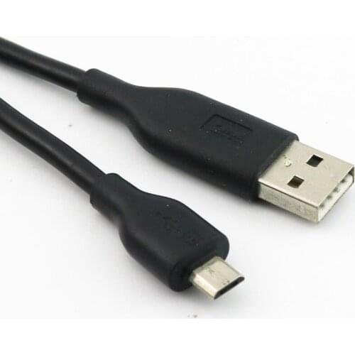 10x USB 2.0 A Male To Micro 5 Pin Male Plug Data Sync Charge Connector Cable Cord 50cm/1.5ft Black