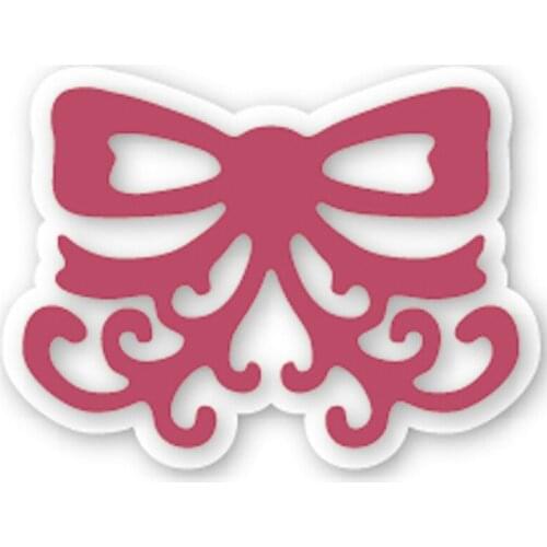 Hemere Swirl Bow knot border Metal Cutting Dies New 2019 Stencil for DIY Scrapbooking Craft Embossing Die Cuts Decor Photo Cards