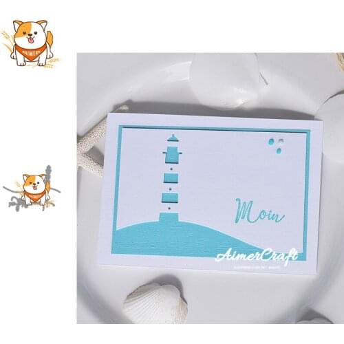 Lighthouse German Metal Cutting Dies Scrapbooking Stencil DIY Decorative Embossing Craft Die Cuts Card Making New Dies For 2019