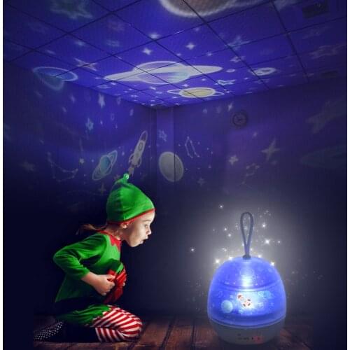 Universe Projector Night Light Romantic Star Night Light Projection Lamp 360 Degree Rotating Colorful Sea World Gifts For Kids