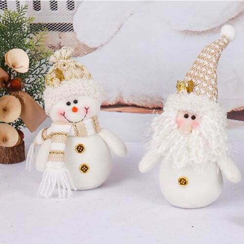 Christmas Decorations For Home Santa Claus Doll Children Xmas New Year Gift Christmas Tree Decor Wedding Party Supplies Navidad