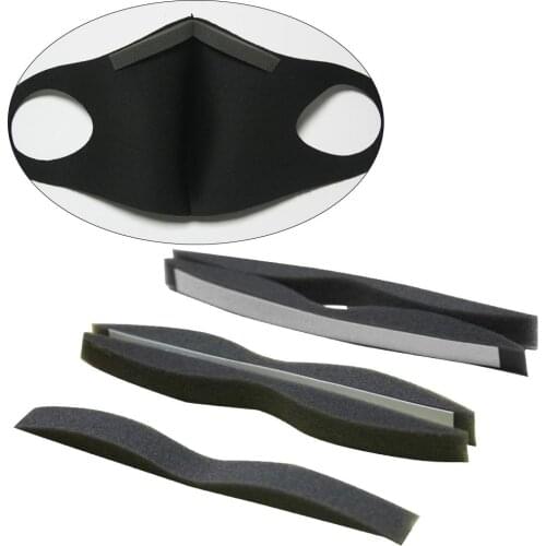 10pcs Diy Self-adhesive Sponge Nose Bridge Pads Strip For Masks Comfortable Seal Mask Accessory Decrease Eye Glass Fog New