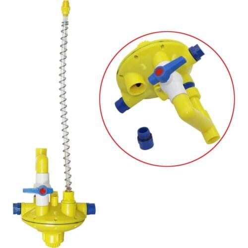 1 Pcs Poultry Chiken Duck Quail Pigeon Water Supply Line Pressure Reduce Valve System Waterline Chicken Drinker Water Coop Kit