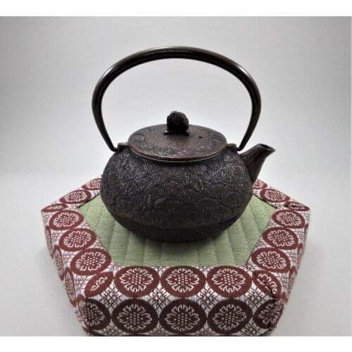 Patterns mini cast iron enamel traditional kettle teapot