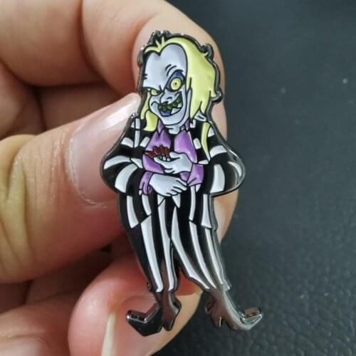 Horror movie brooch