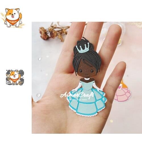 Princess Party Metal Cutting Dies Scrapbooking Stencil DIY Decorative Embossing Craft Die Cuts Card Making New Dies For 2020