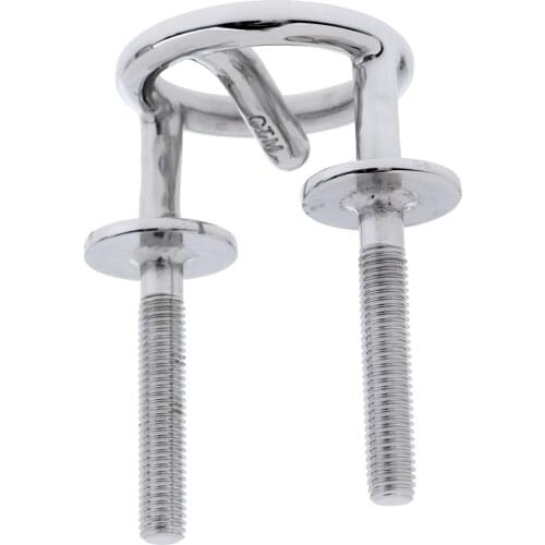 Water Ski Tow Rope Hook Hitch Boat Transom Mount - Marine Grade 316 Stainless Steel