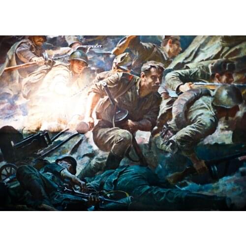 WW2 Russia Soviet USSR CCCP Patriotic War Charge for Victory Retro Vintage Kraft Poster Canvas Wall Sticker Home Decor Gift
