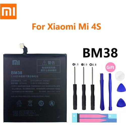 Xiao Mi Original Phone Battery BM38 For Xiaomi 4S Mi4S M4S High Quality 3260mAh Phone Replacement Batteries
