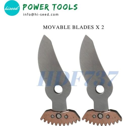 HISEED HDF737 pruner parts,movable, fixed and complete blades