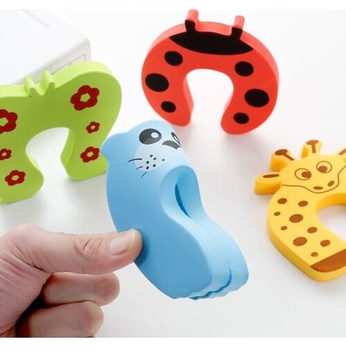 1pcs Baby Child Proofing Door Stoppers Finger Safety Guard Random Holder Lock Safety Guard Finger Protect Toy For Baby