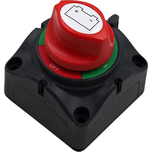 3 Speed ON-off Battery Disconnect Switch 12/24V Battery Shut Off Isolator Switch