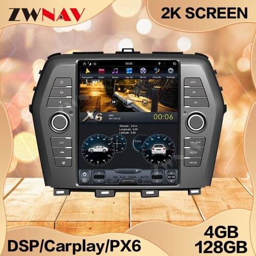 4+128G Tesla Carplay Screen For Nissan Maxima 2016 Android 9 Multimedia Player Car Navigation Headunit GPS Audio Radio Stereo