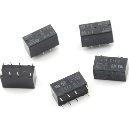 5Pcs G5V-2-12VDC OMRON POWER relay 12VDC 2A 250VAC 8pin G5V G5V-2 DC 12V DC12V Signal realys