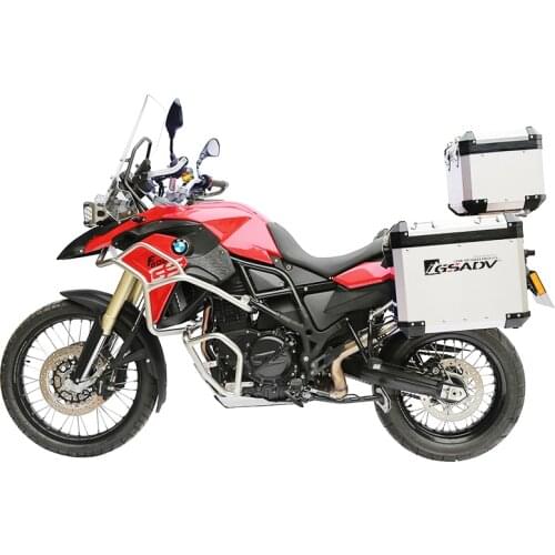 For BMW F700GS ADV F800GS ADV Rear Motorcycle Trunk Top Case Aluminum Side Boxes