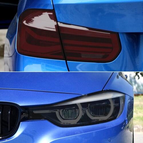Auto Car Tint Headlight Taillight Fog Light Vinyl Smoke Film Sheet Sticker Cover Car styling 30x100cm