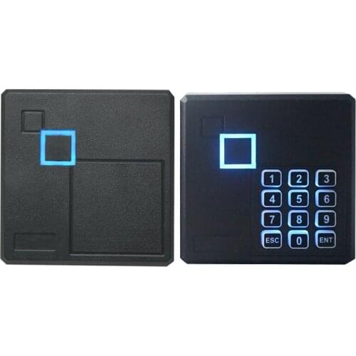 Proximity RFID ID Card Door Access Control Keypad Reader 125KHz Wiegand 26 Bit Color Black
