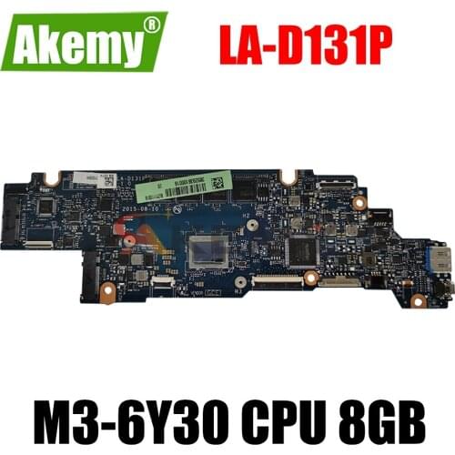 BIZY1 LA-D131P For Lenovo YOGA 700-11ISK Laptop Motherboard With M3-6Y30 CPU 8GB RAM LA-D131P MainBoard 100% Fully Tested