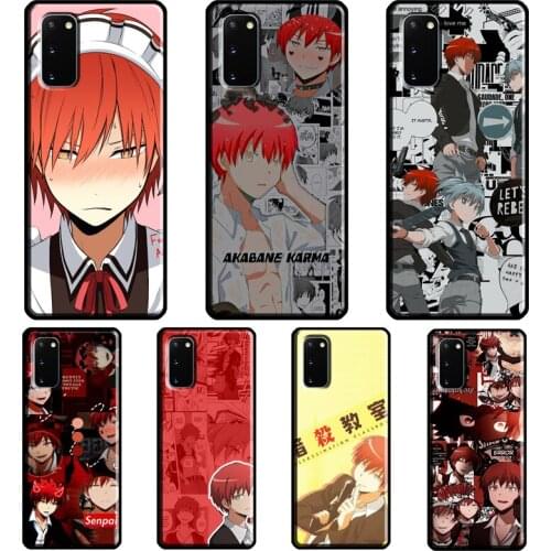 Karma Akabane Assassination Classroom Case For Samsung Galaxy S10 S9 S8 Note 10 Plus Note 20 Ultra S20 FE S21 Ultra Phone Cover