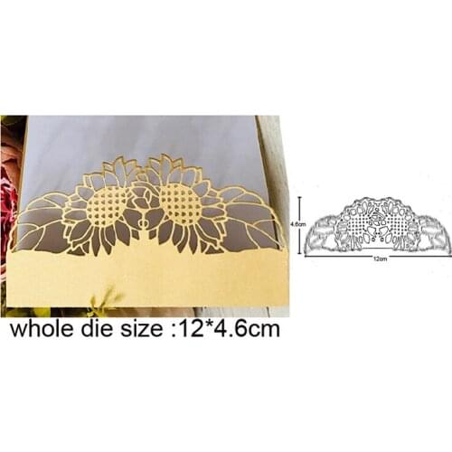 Flower Leaf Frame Metal Cutting Dies Scrapbooking Stencils dies DIY Paper Album Decorative Embossing Die Cut Craft Dies 2020 NEW